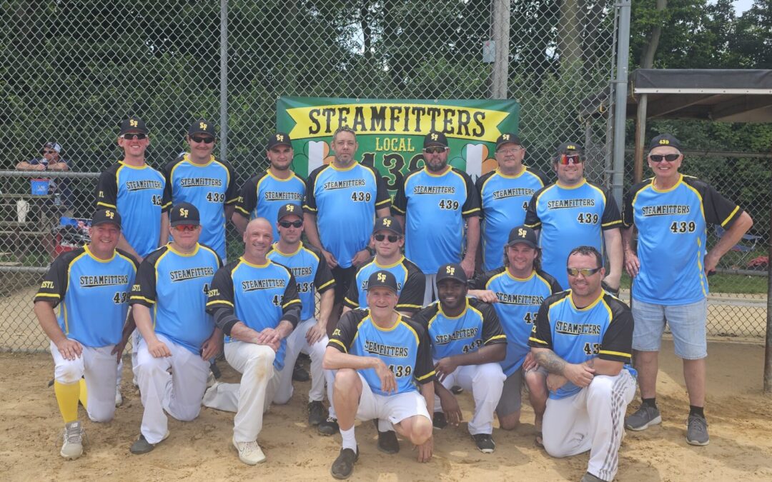 Steamfitters Local 439 Compete in the 46th annual U.A Softball Tournament in Cincinnati, OH for the first time!